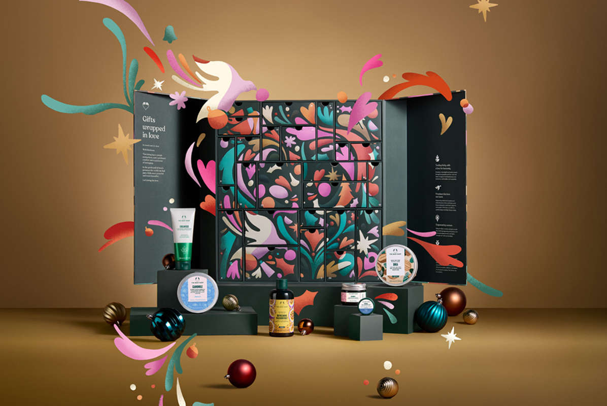 Página de la categoría Calendario de Adviento de Body Shop