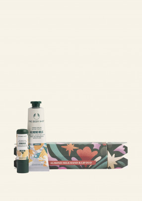 Cofre Dúo Manos y Labios de Leche de Almendras. Cofre Dúo Manos y Labios de Leche de Almendras.