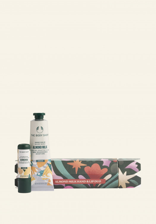 Cofre Dúo Manos y Labios de Leche de Almendras.