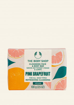 Barra Sólida Facial y Corporal de Pomelo Rosa 100 g