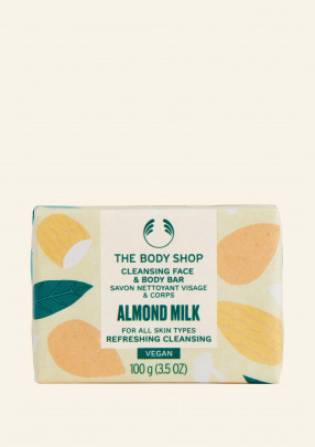 Barra Sólida Facial y Corporal de Leche de Almendras 100 g