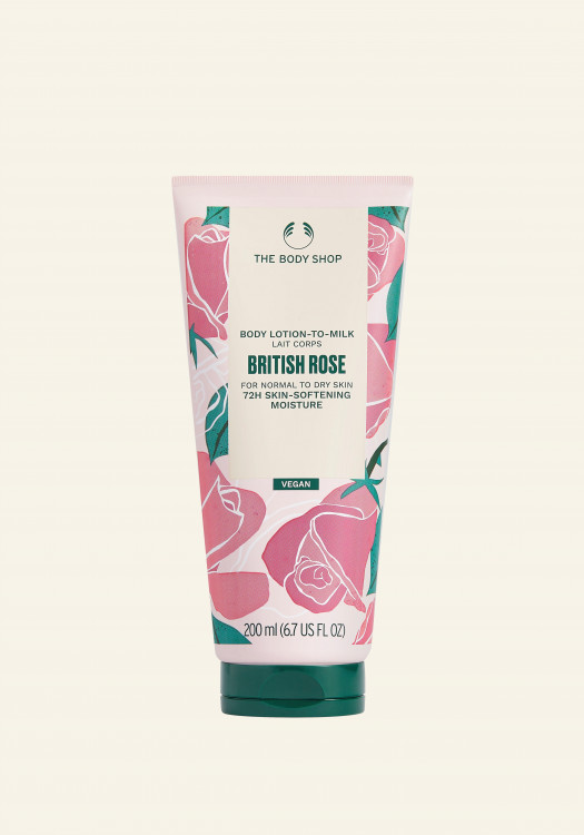 Leche hidratante British Rose 200 ml