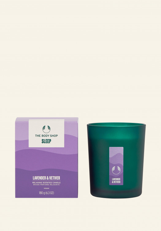 Sleep Lavanda y Vetiver Vela Descanso Perfumada 180 g