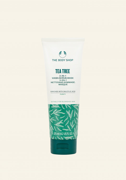 Árbol de Té 3-en-1 Limpia, Exfolia y Mascarilla 125 ml Árbol de Té 3-en-1 Limpia, Exfolia y Mascarilla 125 ml