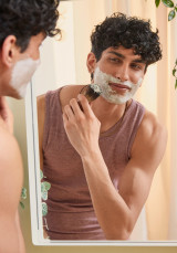 Crema de Afeitar de Raíz de Maca y Aloe para Hombre 200 ml