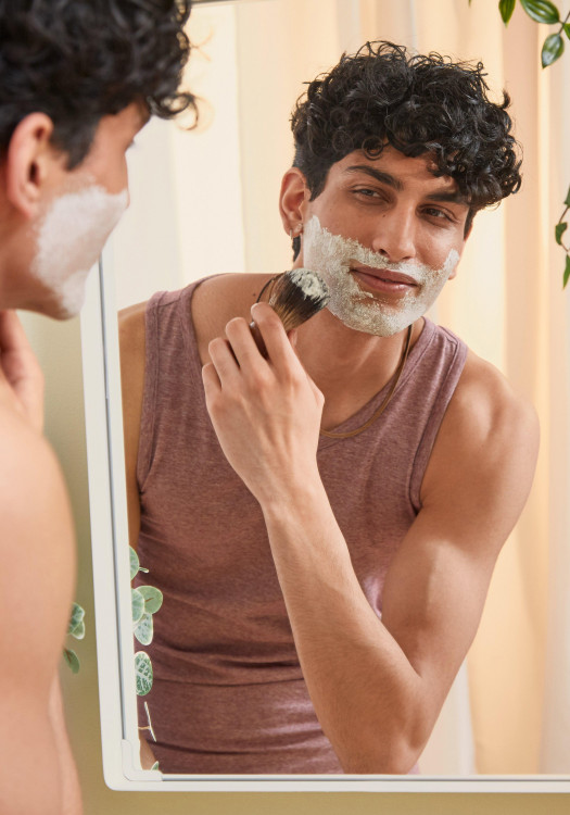 Crema de Afeitar de Raíz de Maca y Aloe para Hombre 200 ml