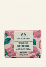 Barra Sólida Facial y Corporal de British Rose 100 g