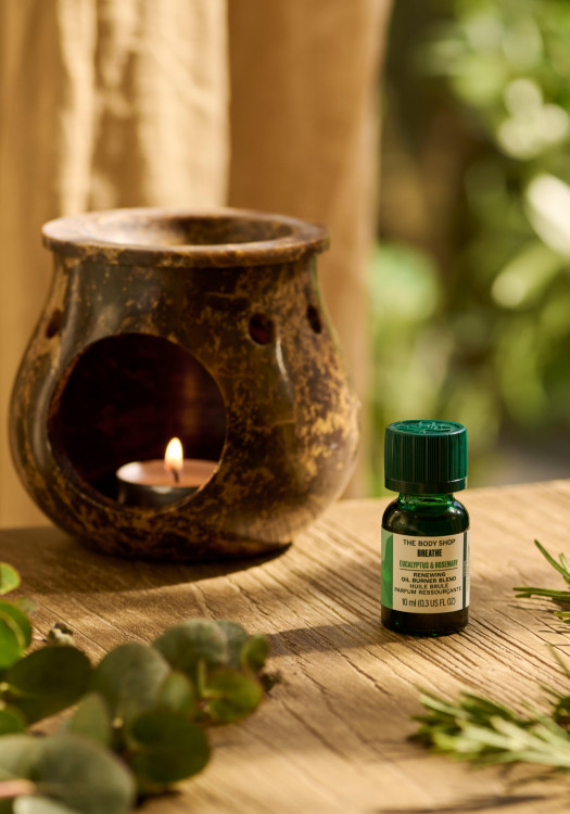Breathe Eucalipto y Romero Aceite Quemador Relajante 10 ml