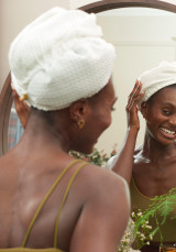 Toalla para el cabello de bambú