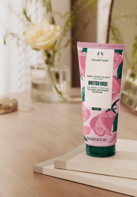 Leche hidratante British Rose 200 ml