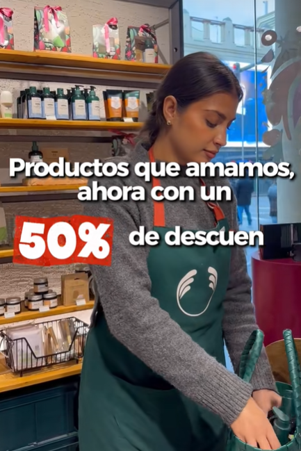 Los productos que amamos, ahora al -50% 