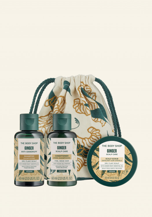 Kit de Cabello de Jengibre para Viaje